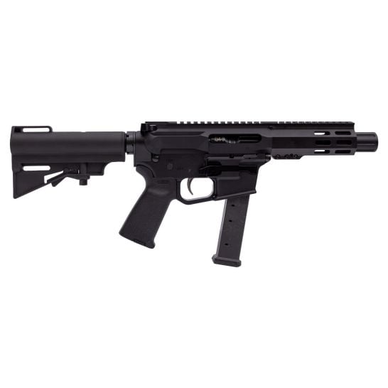 PSA Gen4 4″ 9mm 1/10 GX 5″ Lightweight Hex M-Lok MOE EPT HAR-15
