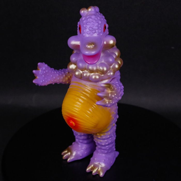 エミール・ガレ 貴重!! 蝙蝠・芥子文花瓶 暗闇 マルトレ紋 コウモリ