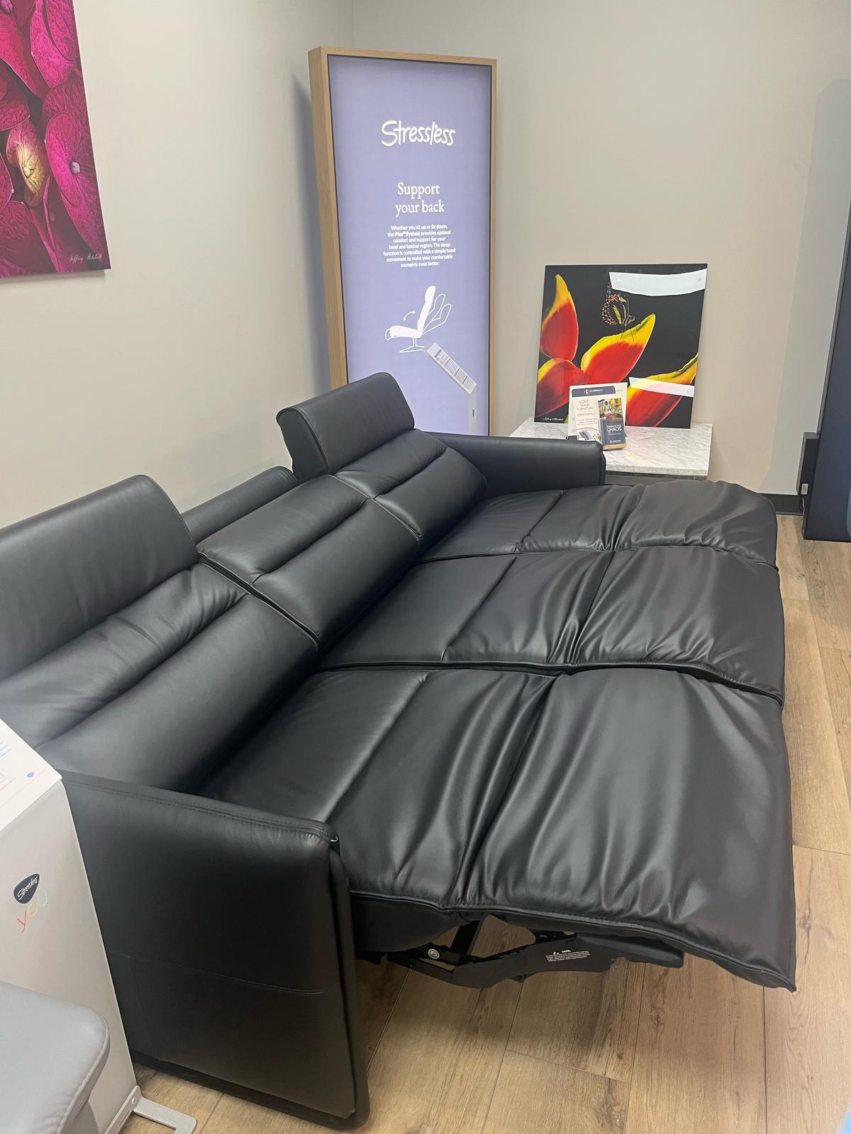 Stressless Emily V2 {3 Seat Power Sofa} – SL Recliners