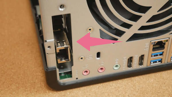 NAS] QNAPのNAS（TS-453be）に「Intel X550-T1」を挿してみた