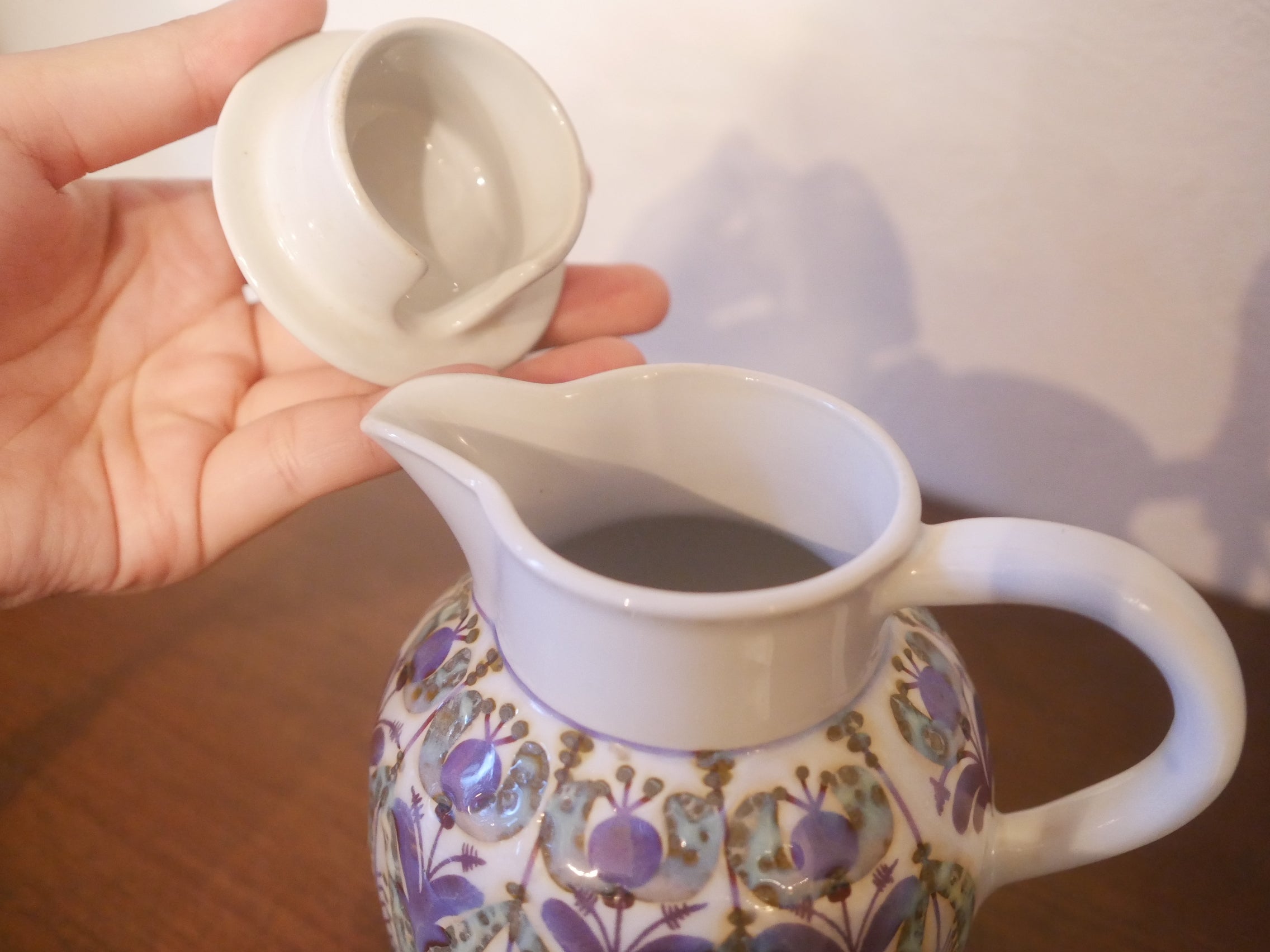 Royal Copenhagen 【Tenera】蓋付きピッチャー Berte Jessen ロイヤル