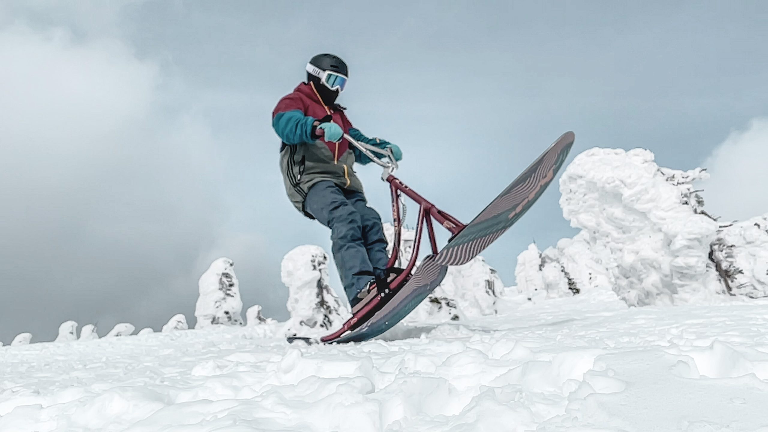 Jykk HOW TO SNOWSCOOT® #3 BUNNY HOP - バニーホップ｜Jykk公式How to