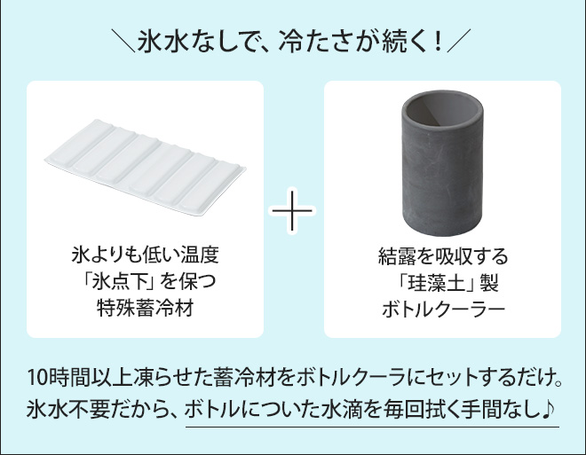 ワインクーラー soil ボトルクーラー ソイル 珪藻土 吸湿 吸水
