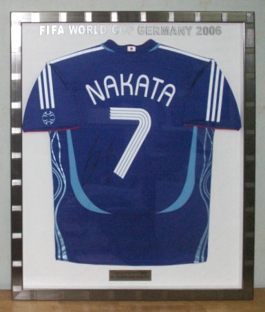 中田英寿日本代表ユニフォーム額装