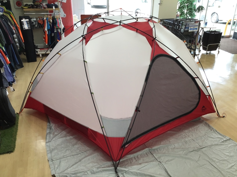 スマホで購入できる！】MSRのストームキング設営したらイケメンすぎた