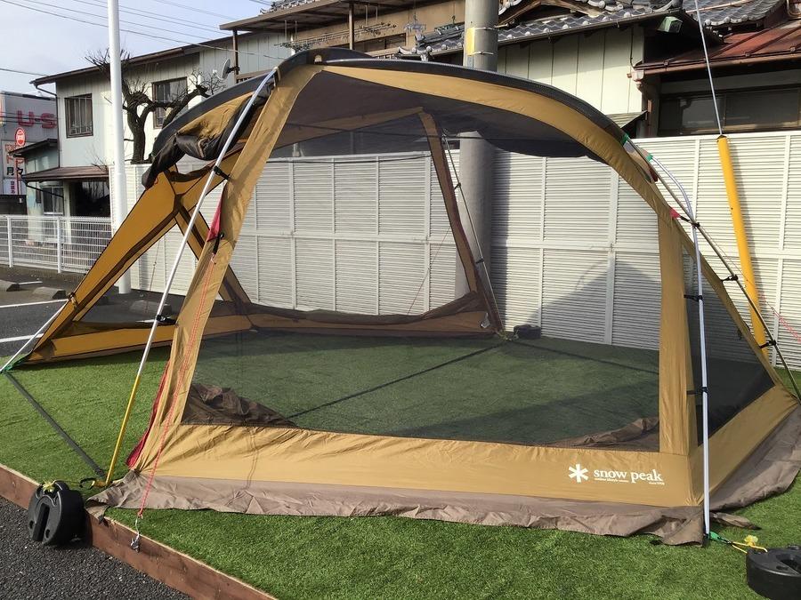 snowpeak(スノーピーク)の快適コンパクトシェルター！リビングメッシュ