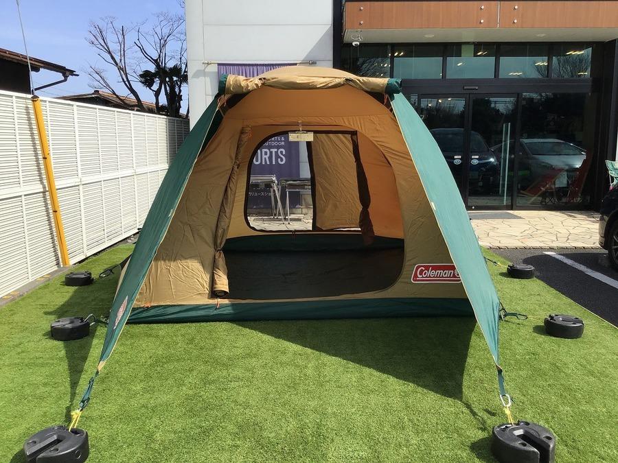 初心者でも簡単設営！Coleman(コールマン)の定番ドームテント！タフ
