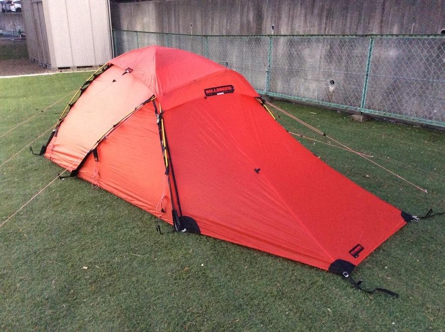 ヒルバーグの二人用テント、ヤヌー張ってみました。[2020.01.21発行