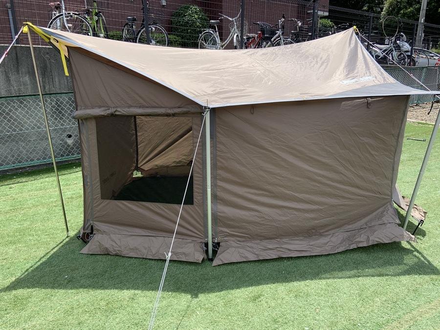 はじめてのソロキャン&タープ泊にも！REVOタープsolo&ウォールセット