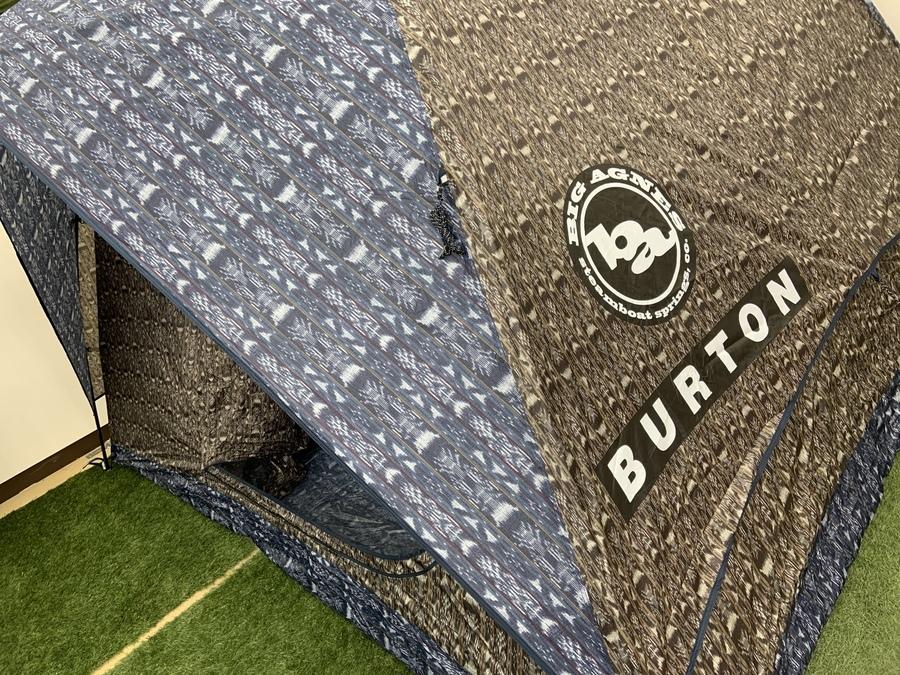 テント被りしたくない方必見！バートン×ビッグアグネスのコラボテント