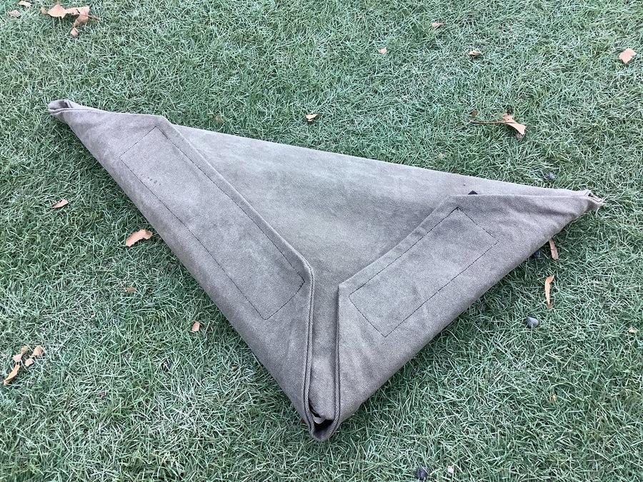 冬キャンプに焚火は！サンゾクマウンテンのデルタス＆マウンコス「和柄