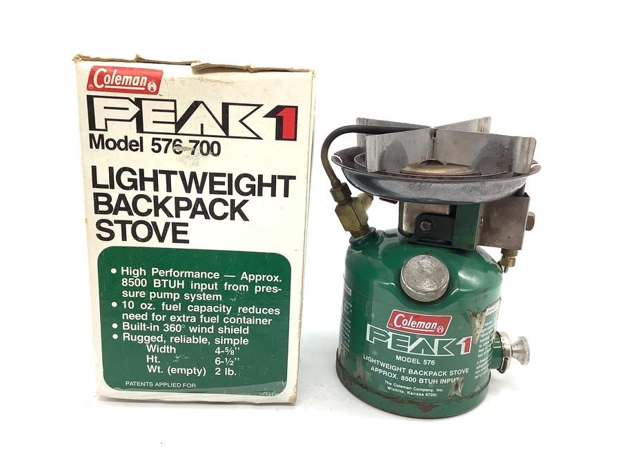 コールマンのビンテージガソリンバーナー、ピーク1たちに迫る[2022.06