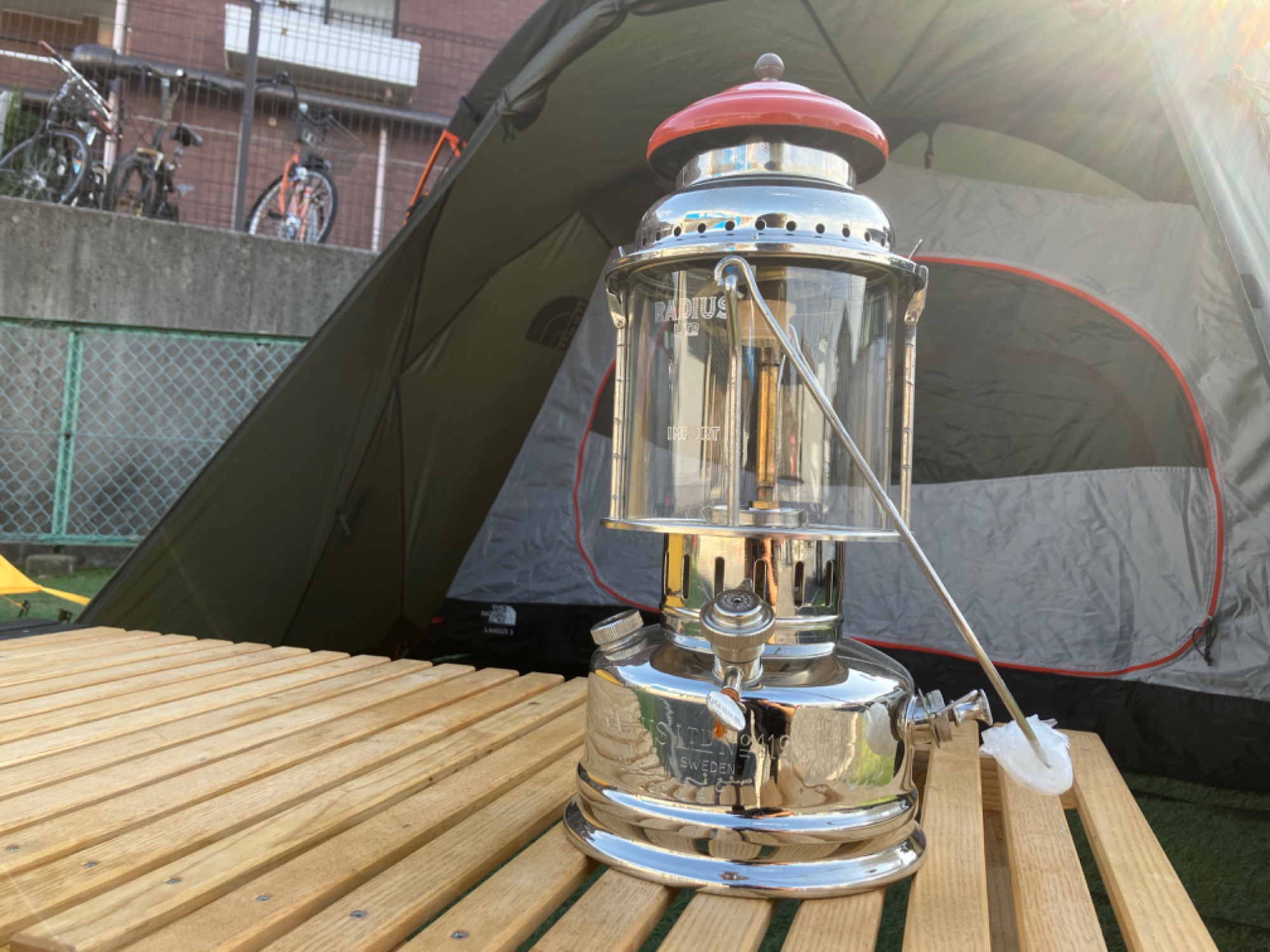 1950年代～1960年代の貴重なヴィンテージランタン【ラディウス】のNO