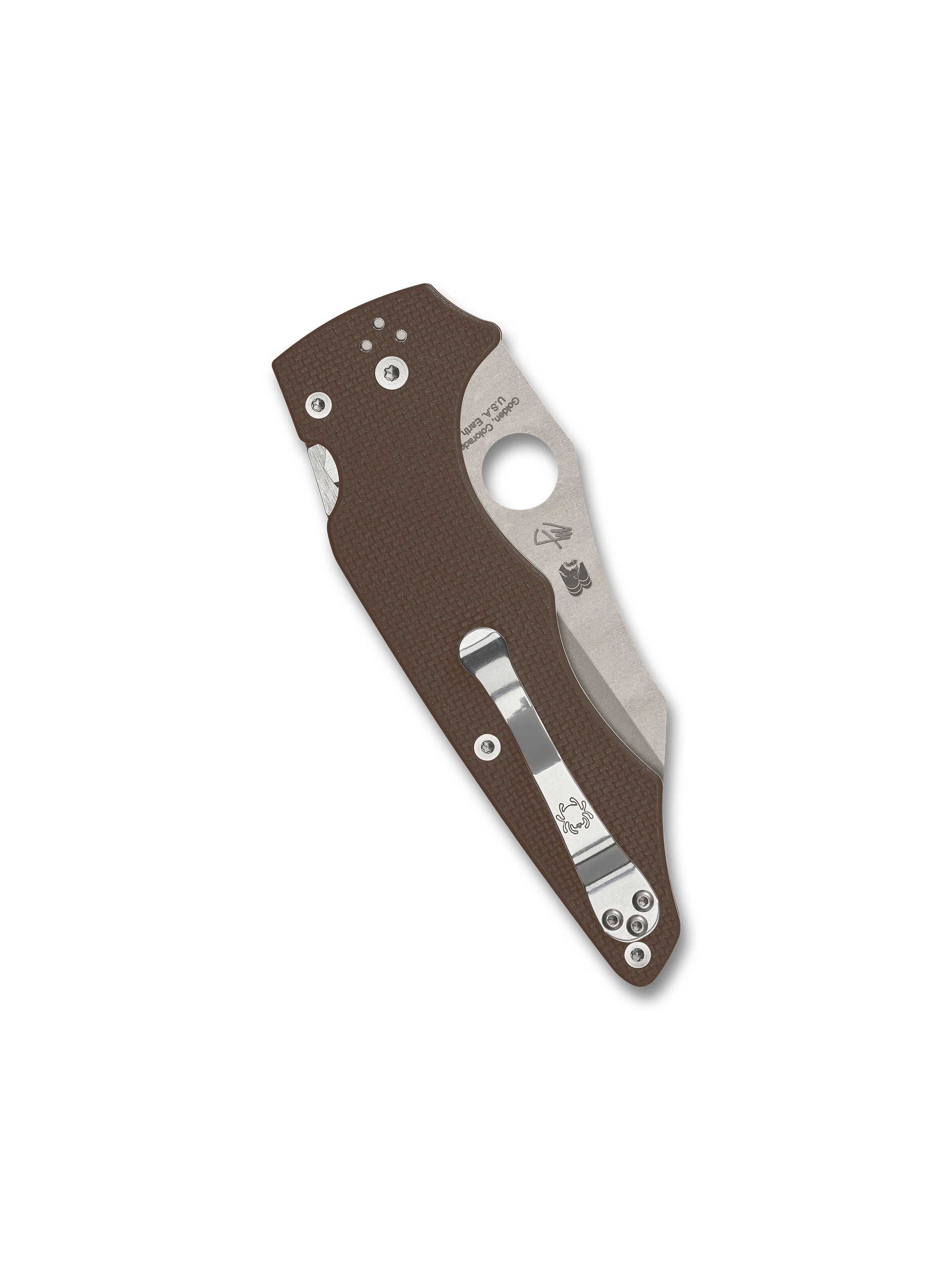 Yojumbo™ Brown G-10 CPM® 15V® Sprint Run® – Spyderco