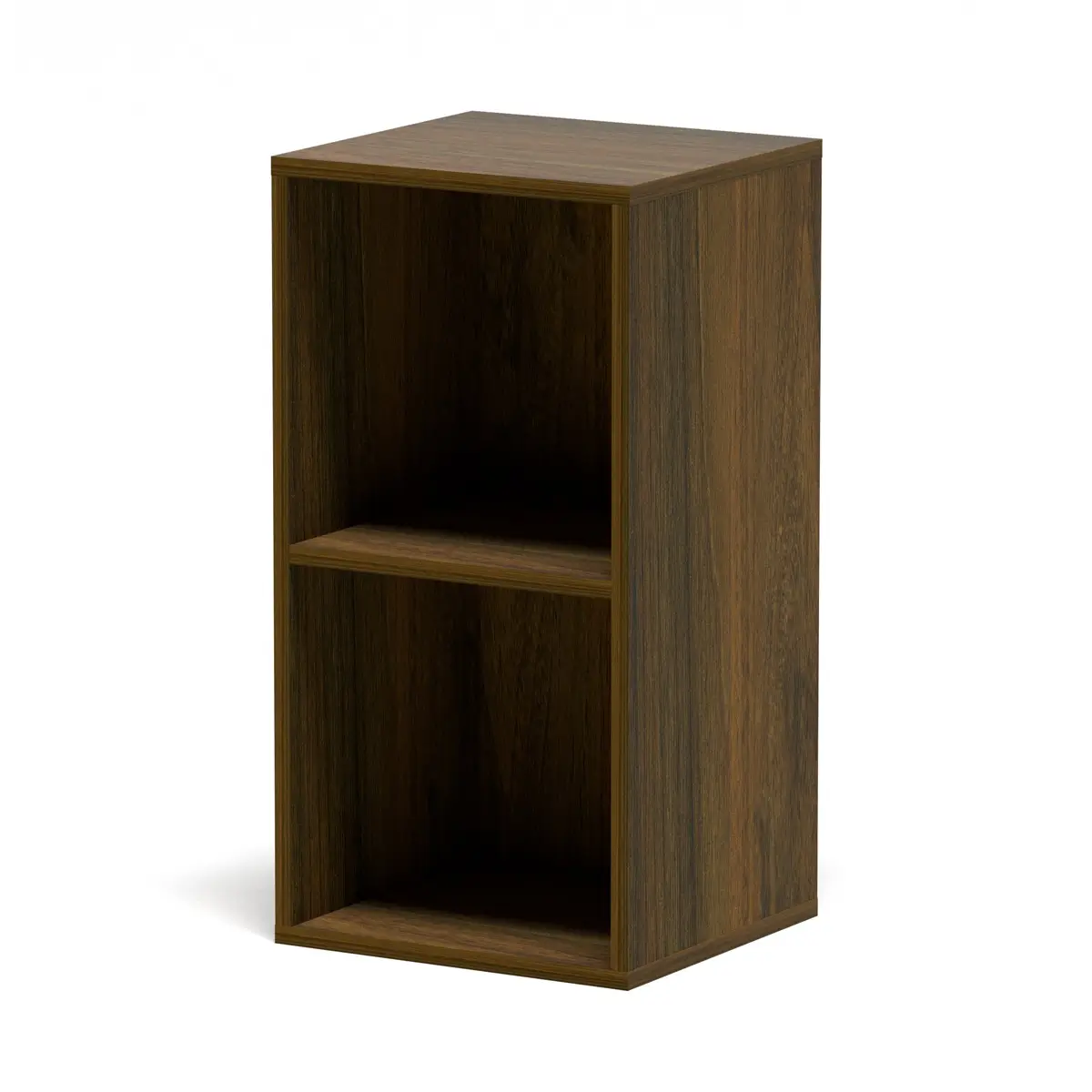 レコードラック スタンダード2BOX ブラウン/レコードラック｜CD