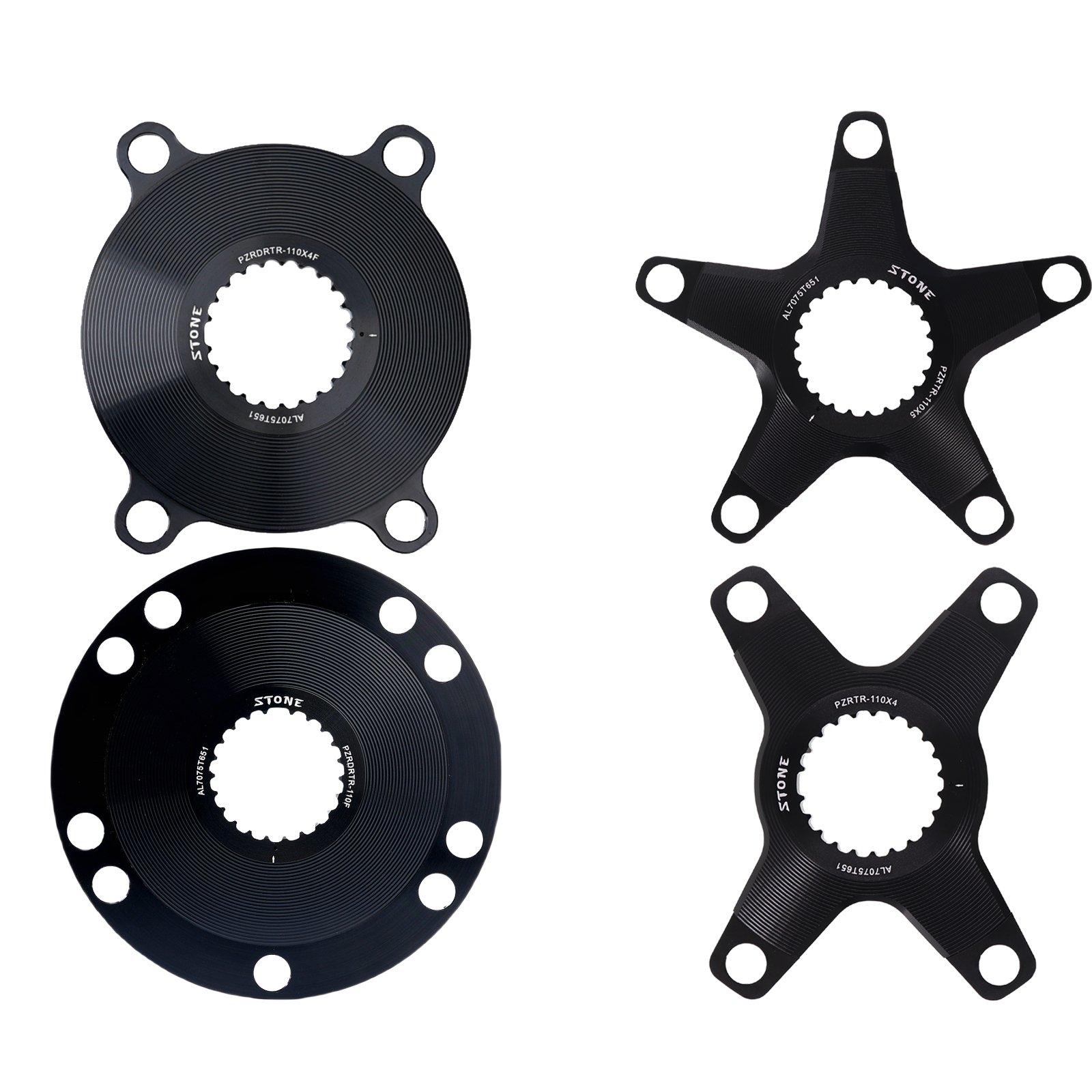 Stone Chainring for Rotor To 110BCD Adapter Spider Converter for