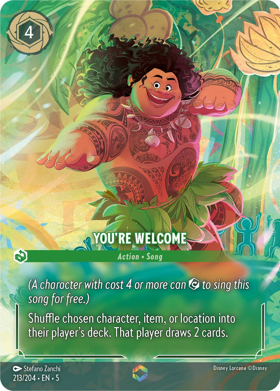 You're Welcome #213 Prices | Lorcana Shimmering Skies | Lorcana Cards