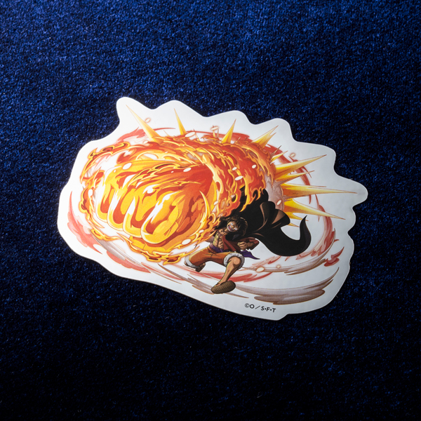 ワンピース】メタリックステッカー／ルフィ（必殺技）: 雑貨｜東映