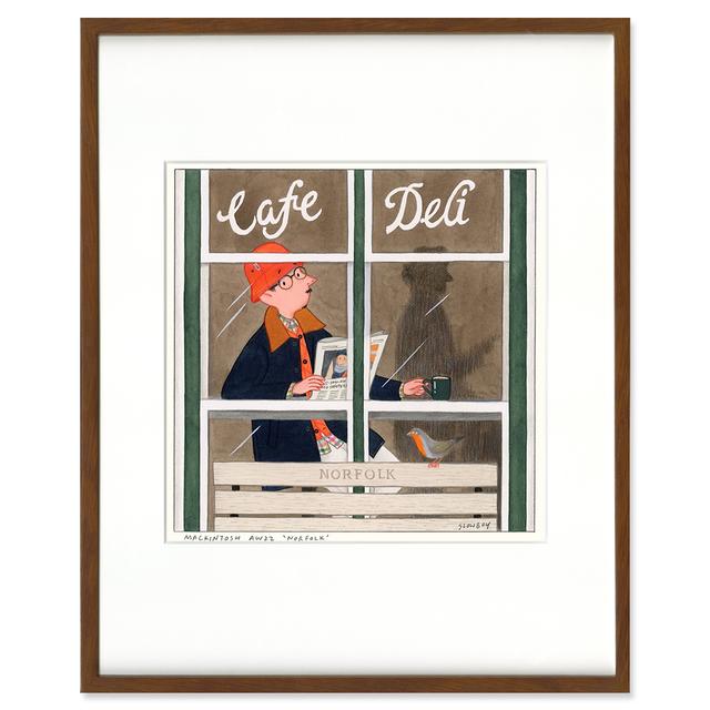 直筆サイン入り 複製原画】MACIKINTOSH AW22「St．NORFALK」Mr.Slowboy