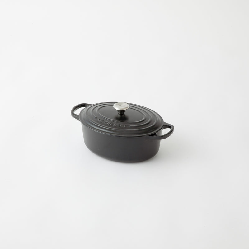LE CREUSET(ル・クルーゼ) ココット・オーバル25cm マットブラック