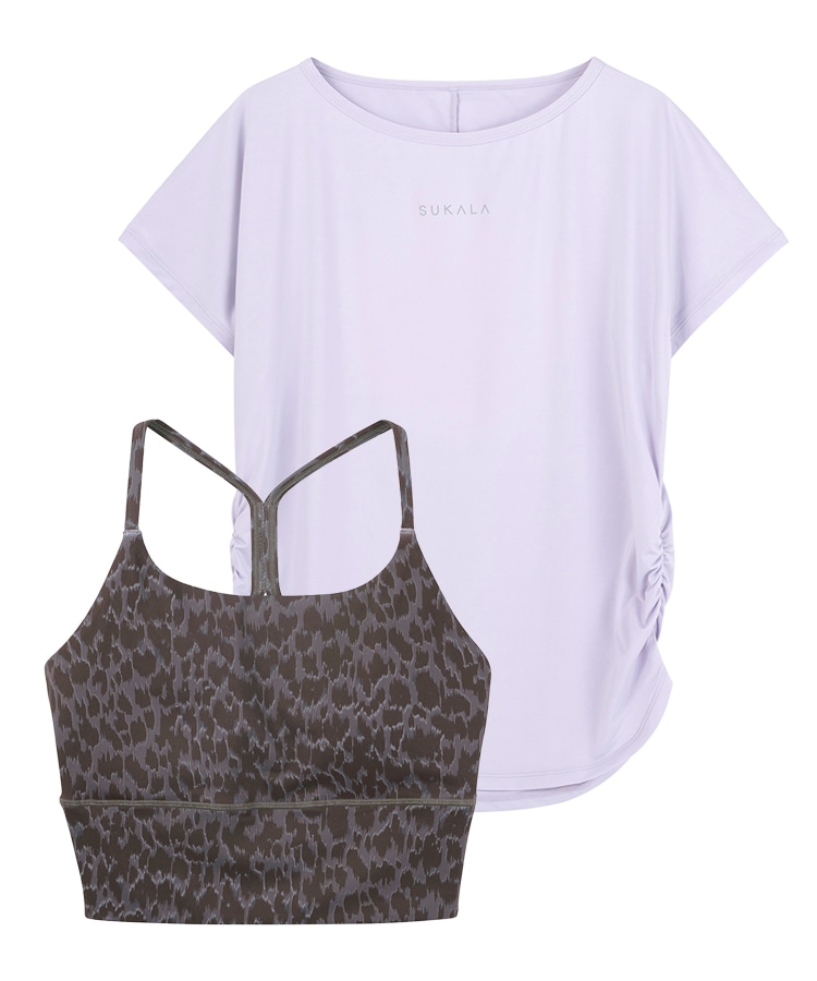 SUKALA】レオパードプリントセパレートトップス(S・M・Lサイズ