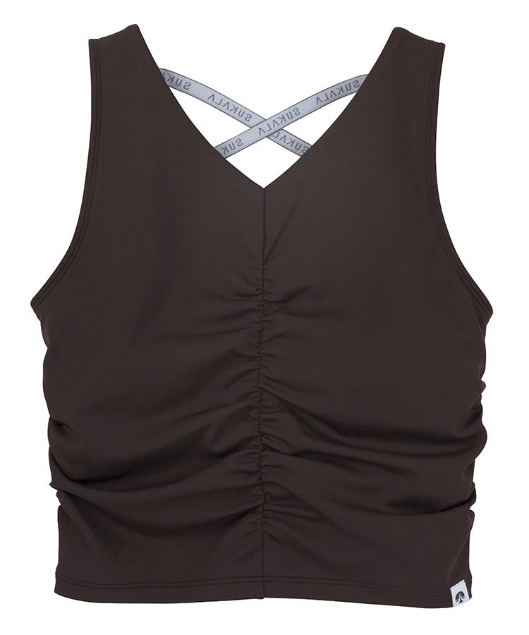 SUKALA】アメリカンスリーブギャザータンクトップ(XS・S・Lサイズ