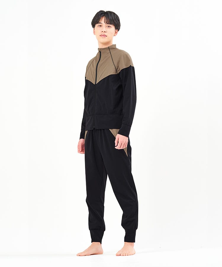 LAVA】おうちdeホットヨガスーツ(メンズM・メンズLサイズ ブラック