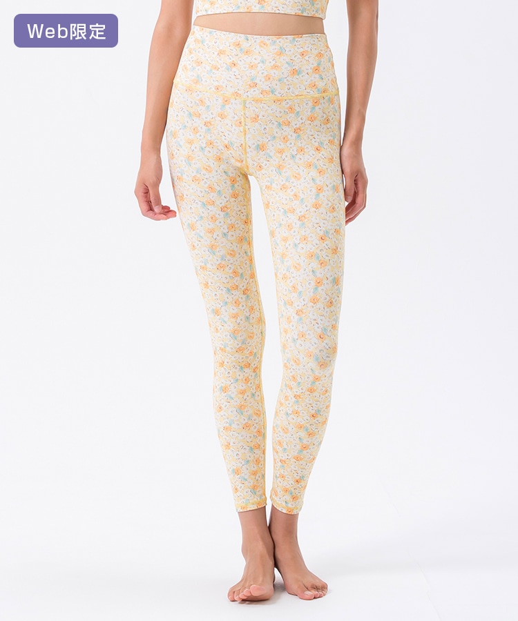 SUKALA ラバ フラワー ヨガウェア上下セット 【ミモザ】サイズL