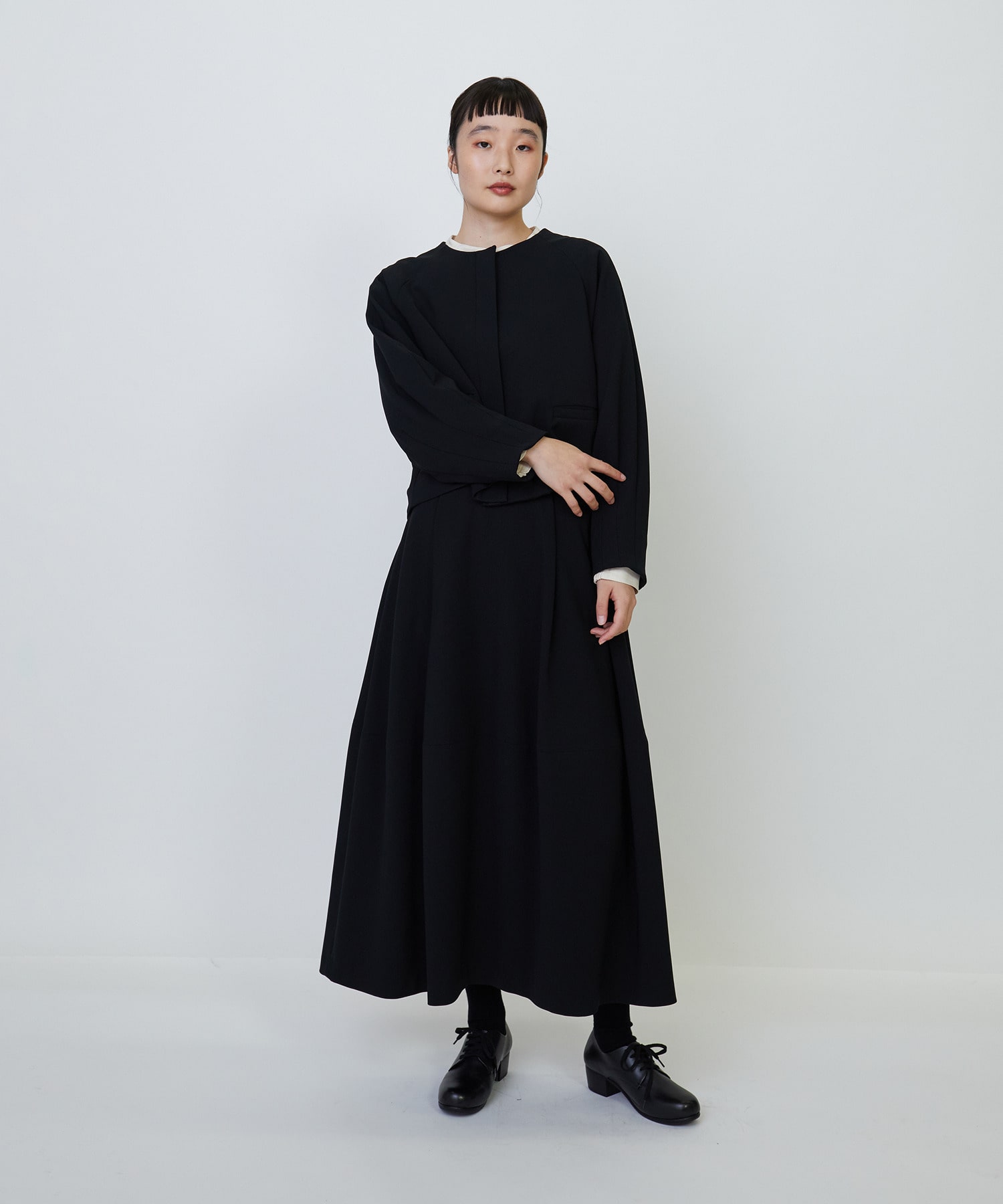 セットアップ】エコダブルクロスノーカラージャケット｜BIGI online