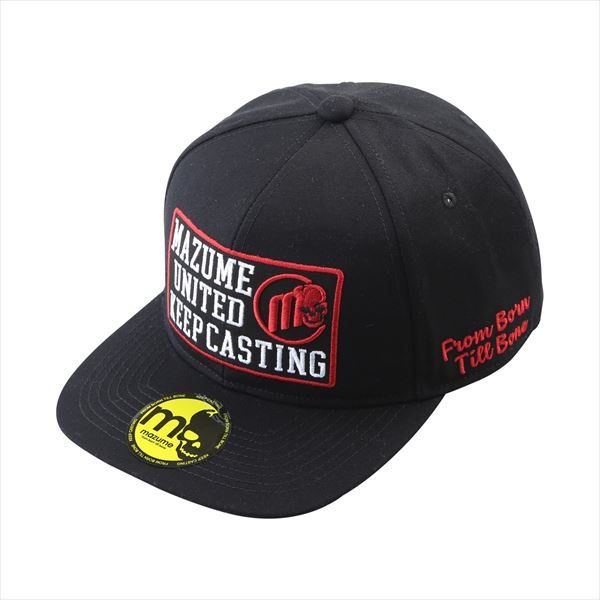 mazume マズメ 帽子 MZCP-714 mazumeフラットキャップ(フリー ブラック