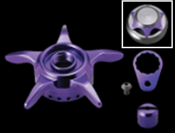 SLPワークス SLPW メカニカルブレーキノブ パープル(パープル): リール