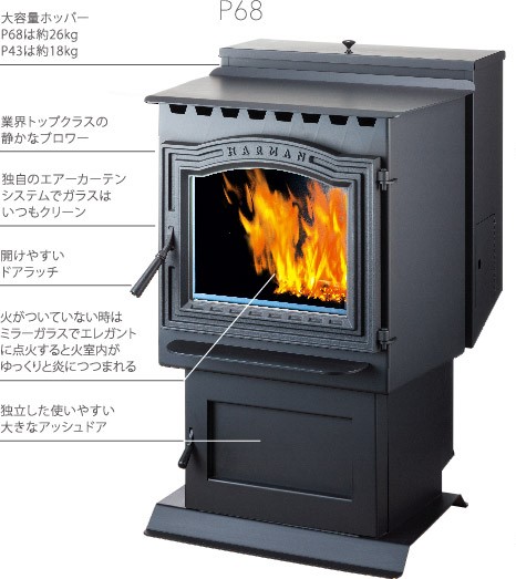 P68 - 中古・アウトレット薪ストーブ専門｜薪ストーブマーケット｜D