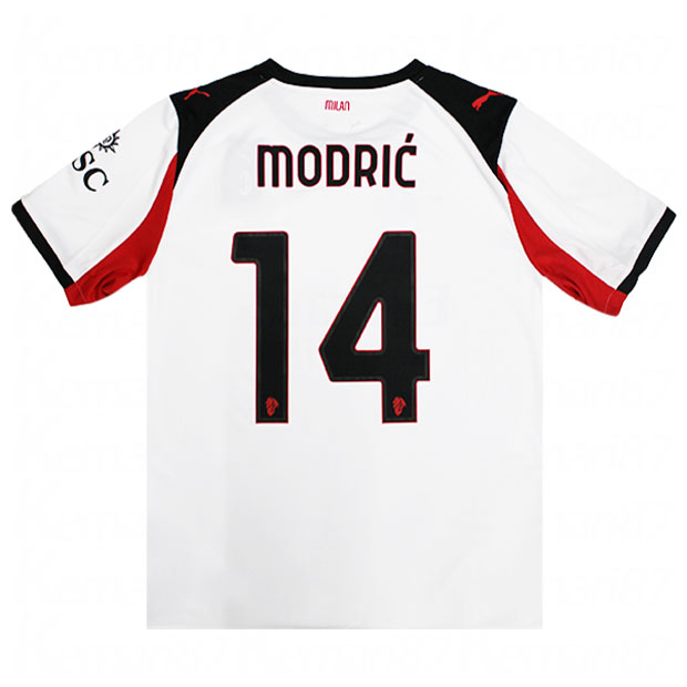 ACミラン 25-26 アウェイ 半袖レプリカユニフォーム 14.ルカ