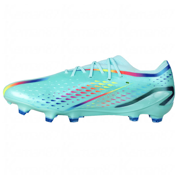 エックス スピードポータル.1 FG クリアアクア×ソーラーレッド