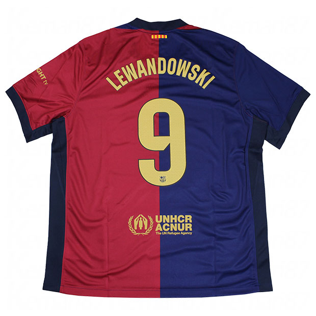 FCバルセロナ 24-25 ホーム 半袖レプリカユニフォーム 9.ロベルト