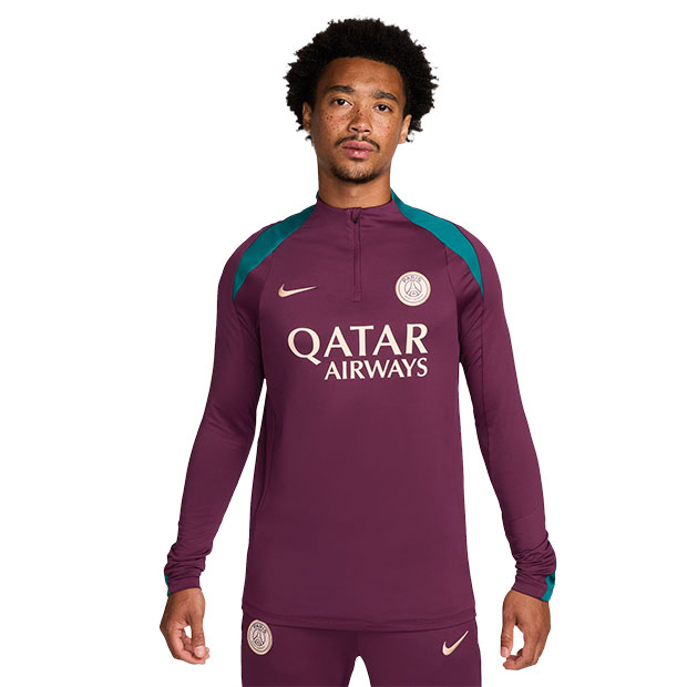 パリサンジェルマン DF ストライク 長袖ドリルトップ K ボルドー