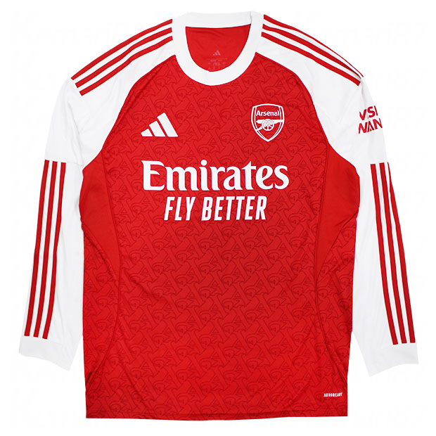 アーセナル 25-26 ホーム 長袖レプリカユニフォーム 33.リッカルド