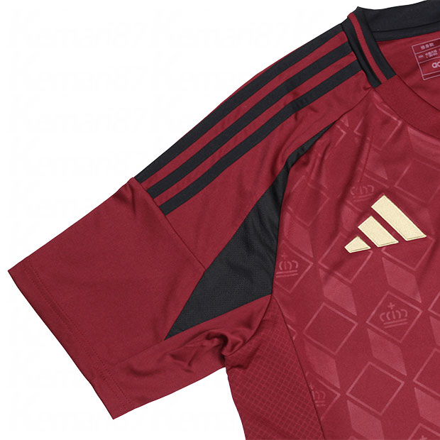 ベルギー代表 2024 ホーム 半袖レプリカユニフォーム 7.ケヴィン・デ