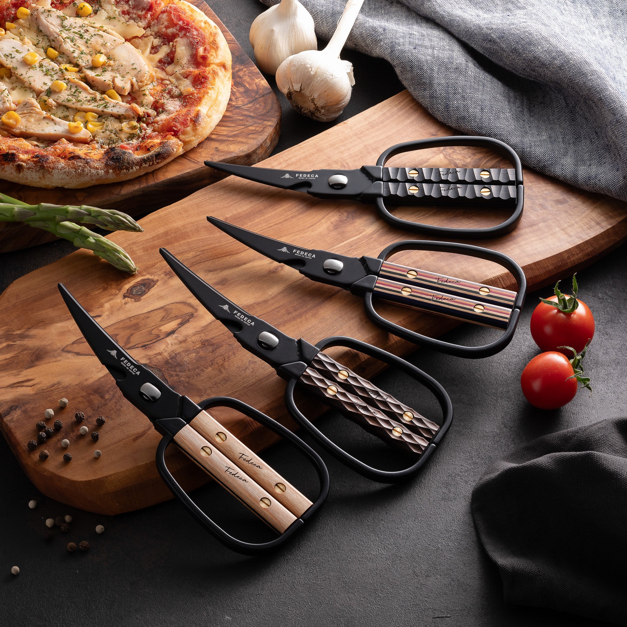 FEDECA キッチンハサミ 名栗ブラウン 13,200円