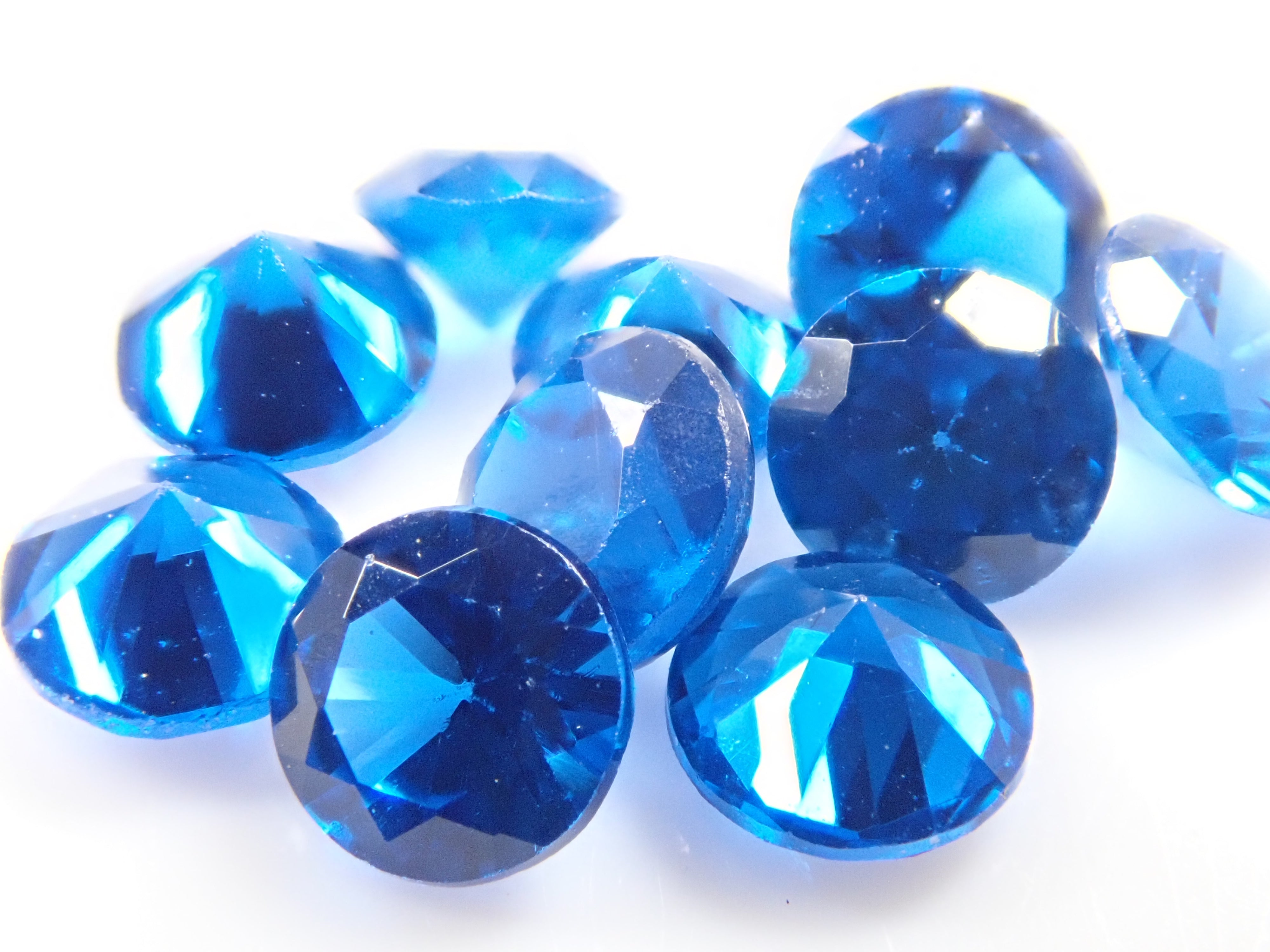 宝石商の道具「チェルシーカラーフィルター＆二色鏡」宝石3石＆説明書