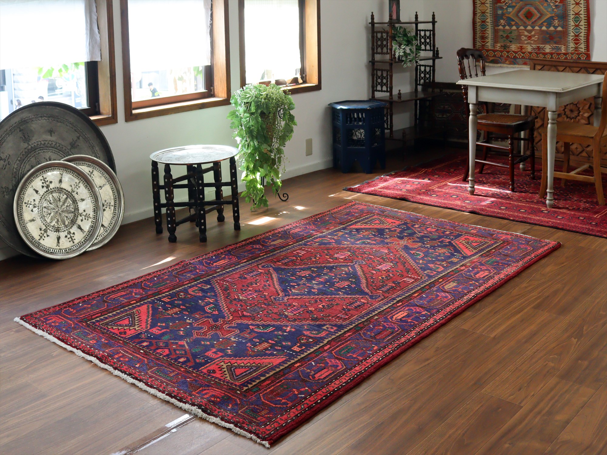 キリムスタイル / トライバルラグ・オールドカーペット/シラーズ