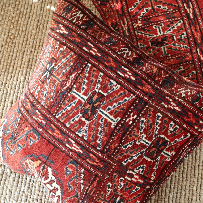 キリムスタイル / クッションカバー ヴィンテージ パイル織り 絨毯