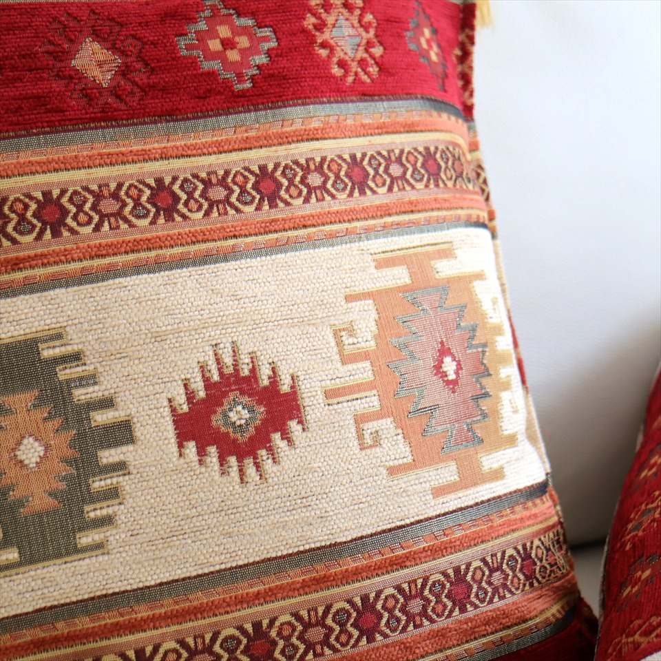 キリムスタイル / クッションカバー 45cm トルコデザイン ベレケット
