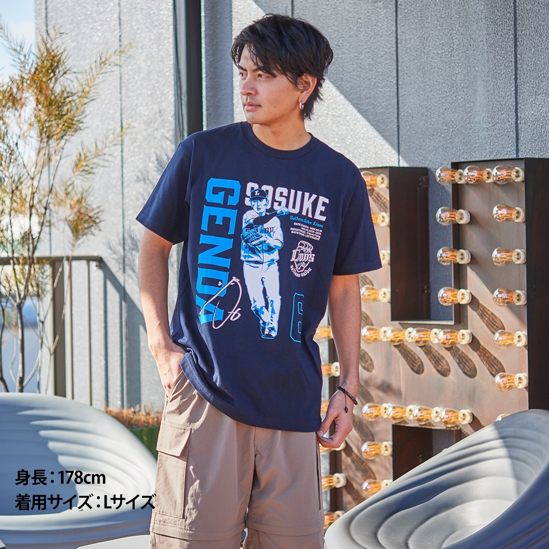 プレイヤーズデザインTシャツ #6 源田 壮亮(S): Tシャツ | 埼玉西武