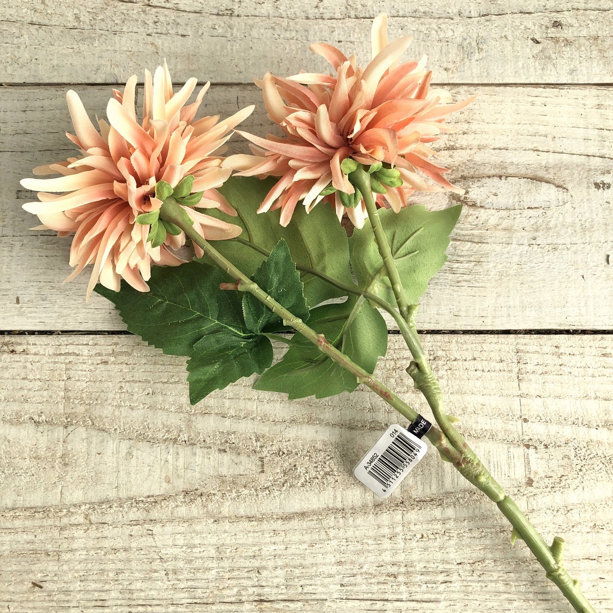造花】アスカ/ダリア×2 サーモン/A-34852-14 - 花材通販はなどんやアソシエ