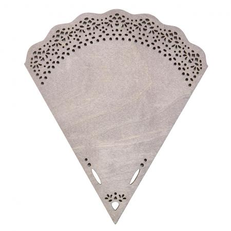 大特価◎レースカットプレート #8 ブラウングレイ/ZE009015ー008 - 花