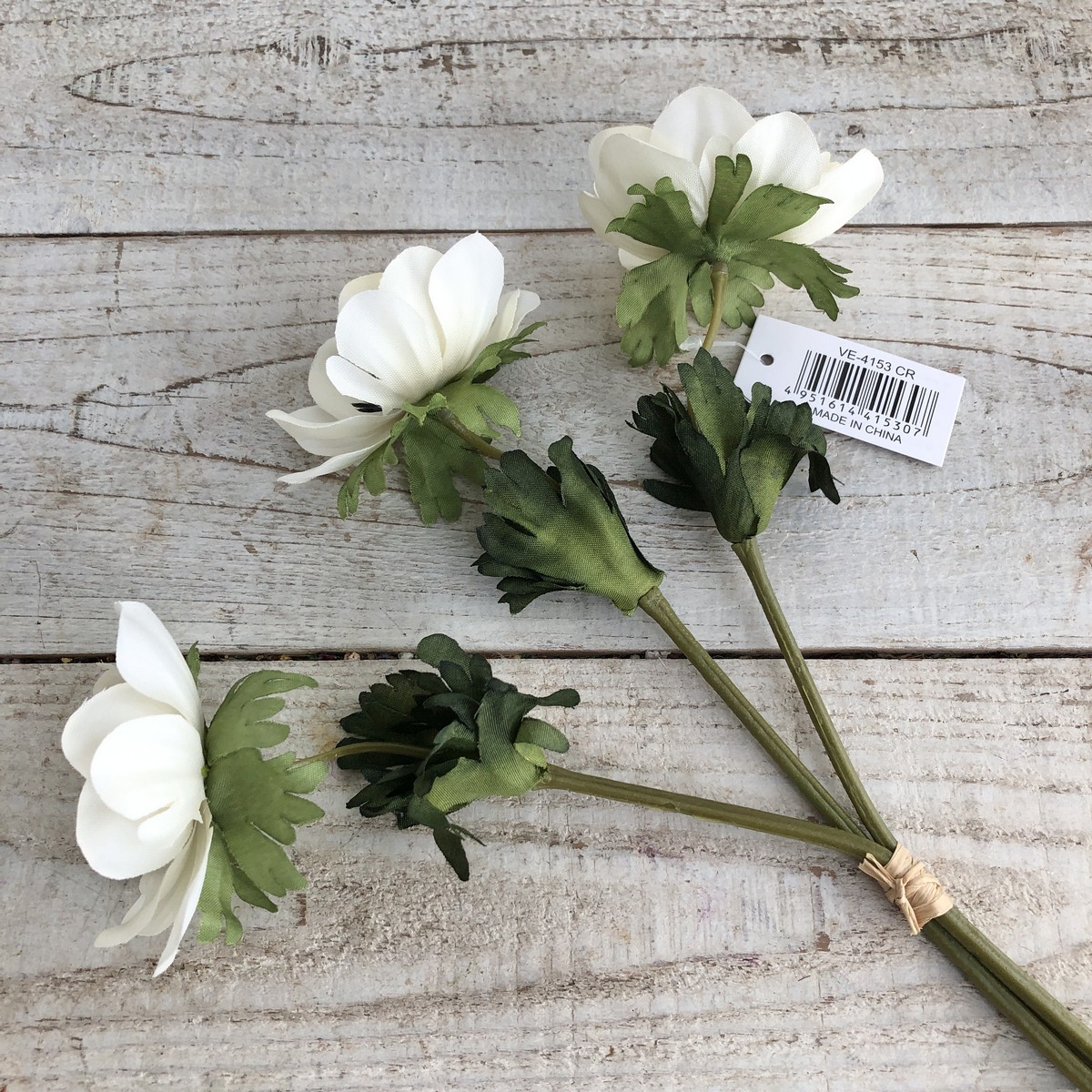 特価◎即日☆【造花】ビバ工芸/VE-4153 アネモネバンドル CR/VE-4153CR