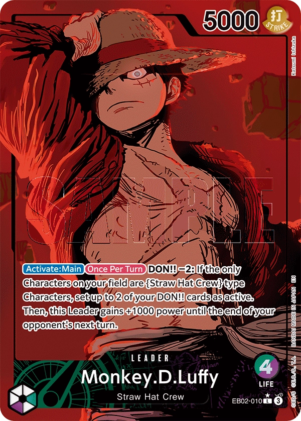 P-033 Monkey.D.Luffy One Piece Card Game Card | One Piece Card Game