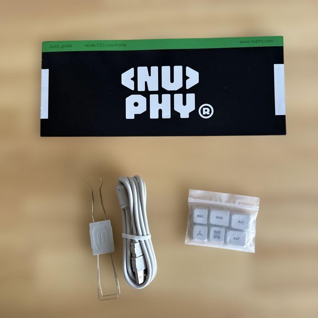 試打のみ｜定価$109.95】NuPhy Node100 ロープロファイル - メルカリ