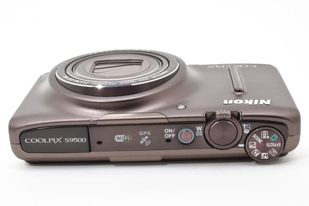 極美品 Nikon COOLPIX S9500 デジタルカメラ セピアブラウン - メルカリ